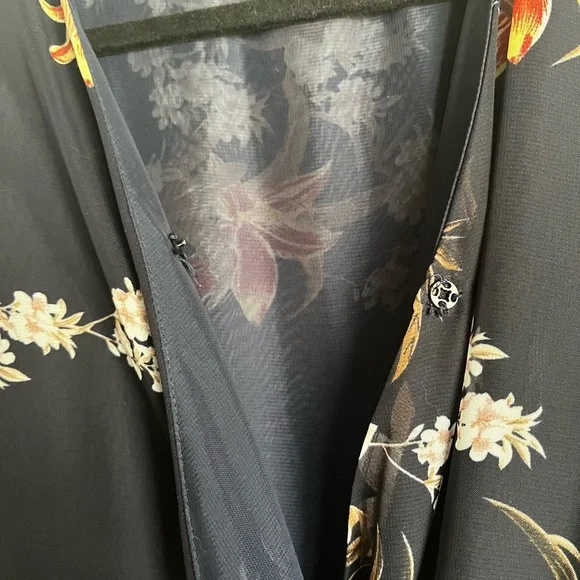 Floral Long Sleeve Dress - Picture 5 of 6